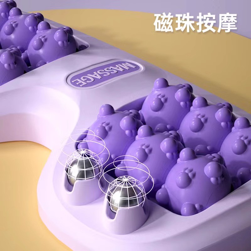 足底脚底按摩器猫爪滚轮式足部按摩仪器穴位滚珠足疗搓脚神器家用