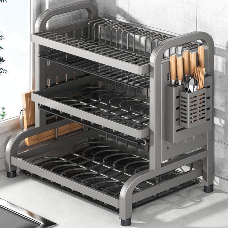 不锈钢碗盘收纳架碗碟沥水架多功能碗架厨房碗筷置物架碗柜收纳盒,厨房/烹饪用具,厨房置物架/置物柜/角架,淘宝优惠券,粉丝福利购,淘宝优惠卷