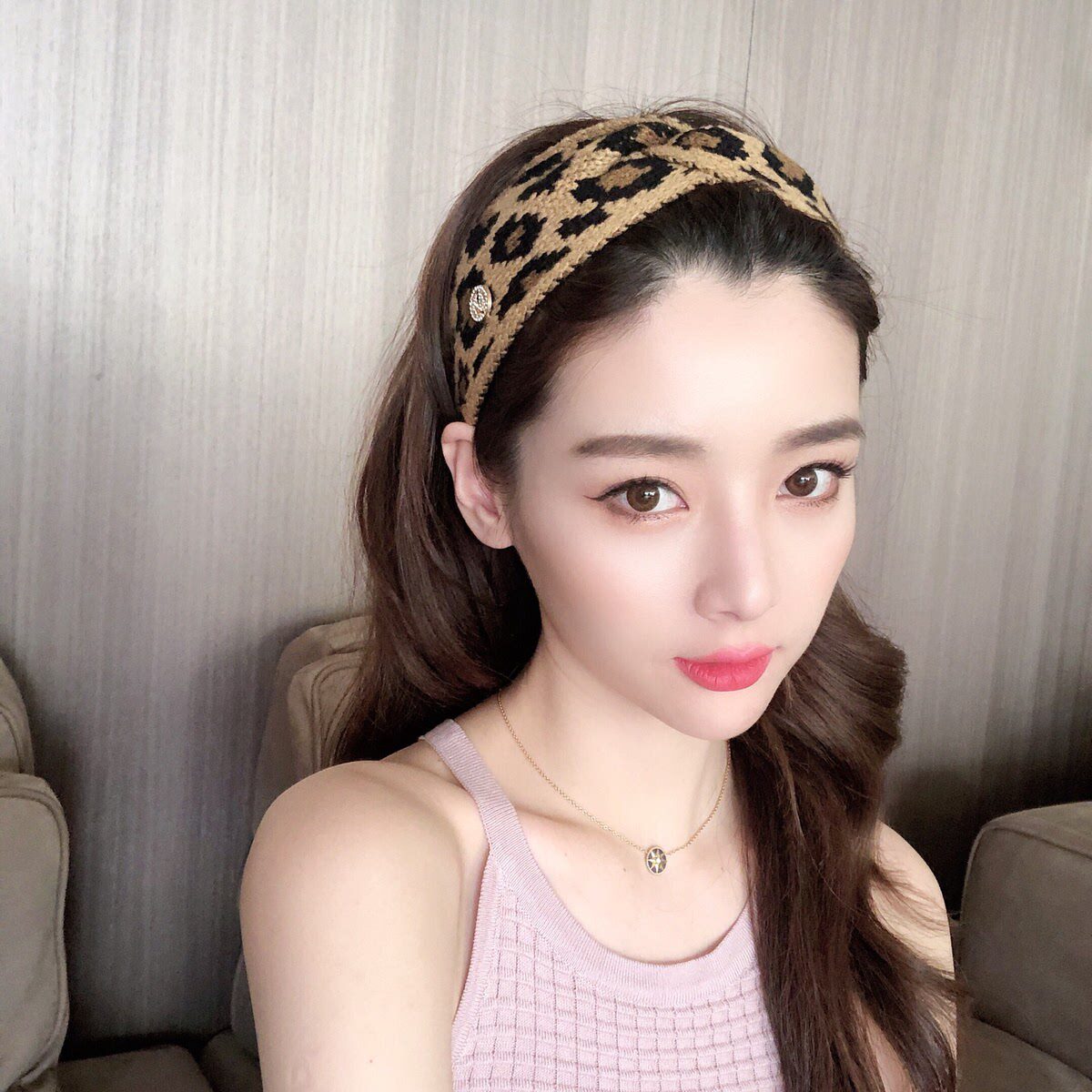 春夏法式复古豹纹发带欧美韩国宽发饰