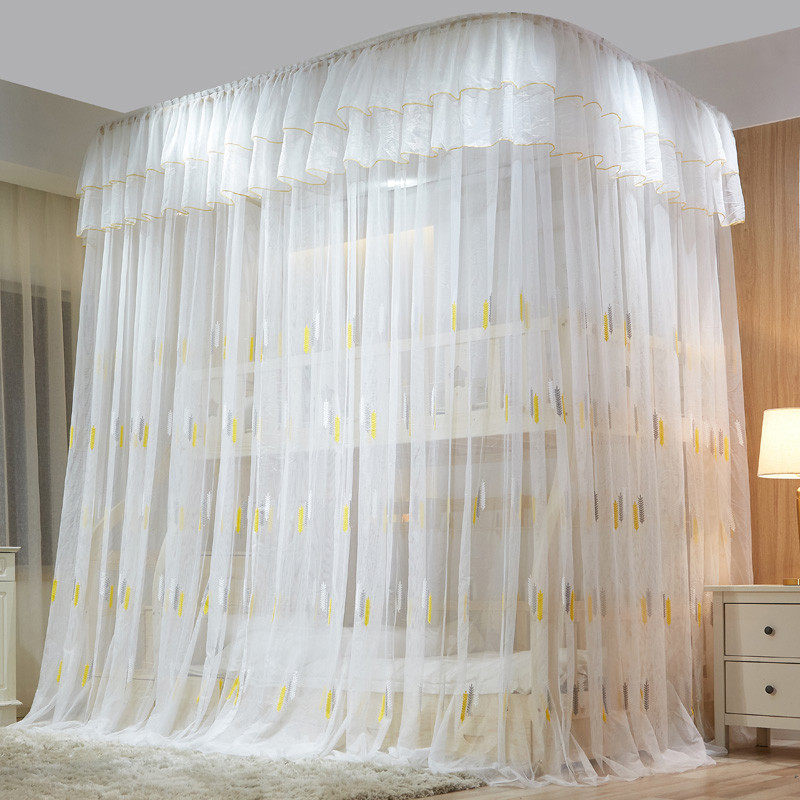 刺绣子母床导轨蚊帐上下铺上下床高低1.2m1.5用纹账双层梯形3,床上用品,蚊帐,淘宝优惠券,粉丝福利购,淘宝优惠卷