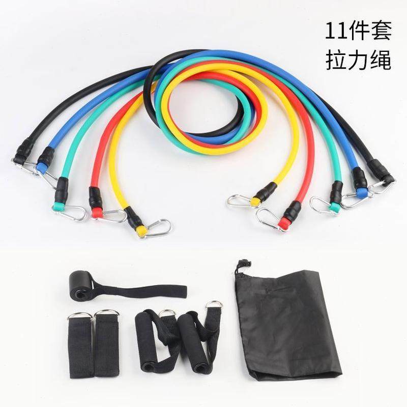 高档拉力器健身套装源11件套拉力带多功能拉力绳弹力绳头,运动/瑜伽/健身/球迷用品,拉力绳/拉力器,淘宝优惠券,粉丝福利购,淘宝优惠卷