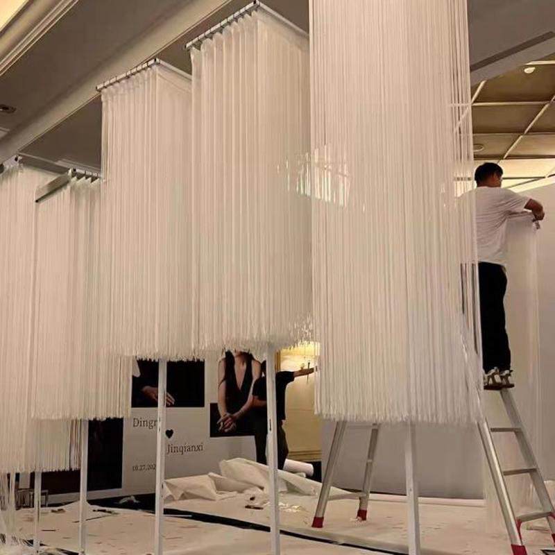 婚庆新款铁艺圆环路引背景舞台户外酒店婚礼装扮伸缩支架线帘道具,节庆用品/礼品,路引,淘宝优惠券,粉丝福利购,淘宝优惠卷