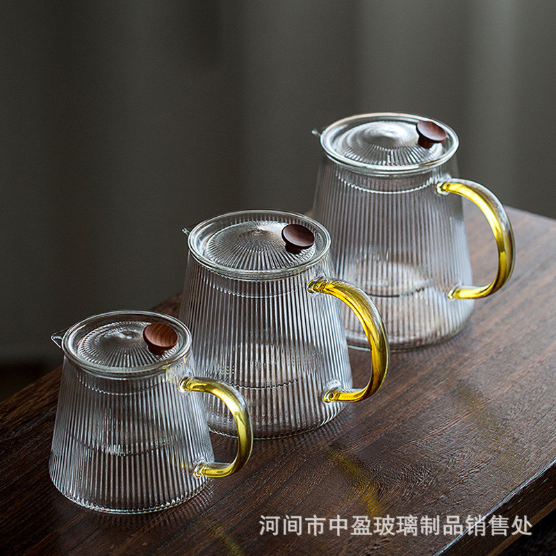 日式耐高温玻璃煮茶壶电陶炉煮茶器家用内胆过滤烧茶泡茶壶大容量