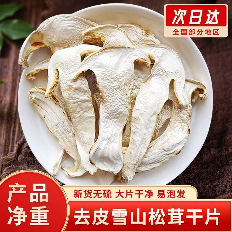 速发煲汤食材500g云南菌特产新鲜雪山松茸干片松茸菌菇松茸菇松茸