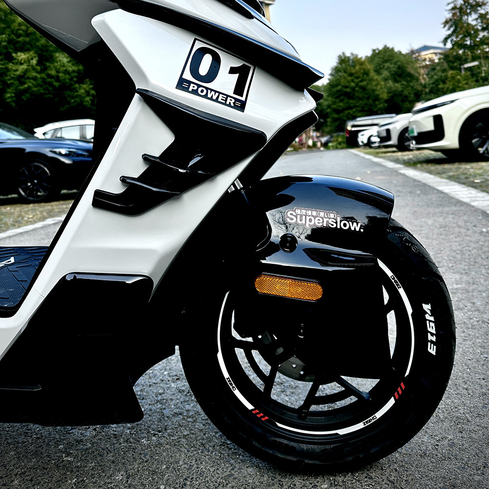 适用极核AE4/AE4SE/AE8反光轮毂贴纸电动车贴装饰拉花改装件配件