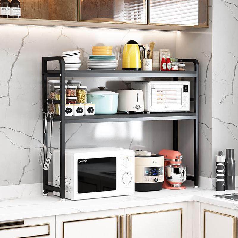 台面多功能用烤箱双层厨房置物架微波炉架桌面子架锅具碗盘收纳,厨房/烹饪用具,厨房置物架/置物柜/角架,淘宝优惠券,粉丝福利购,淘宝优惠卷