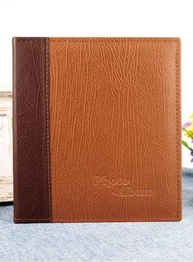 广美精美皮革5R160张7寸相册影集插页家庭宝宝成长记录photoalbum