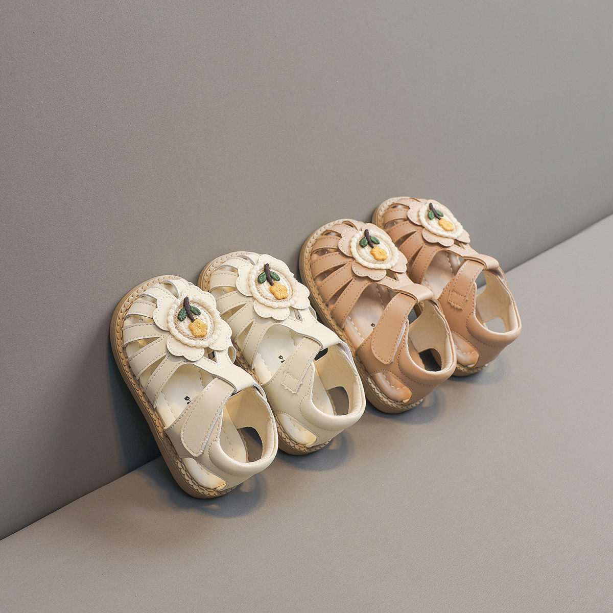 女宝宝软底学步凉鞋2025年夏季新款儿童时尚绣花公主凉鞋沙滩凉鞋,童鞋/婴儿鞋/亲子鞋,学步鞋,淘宝优惠券,粉丝福利购,淘宝优惠卷