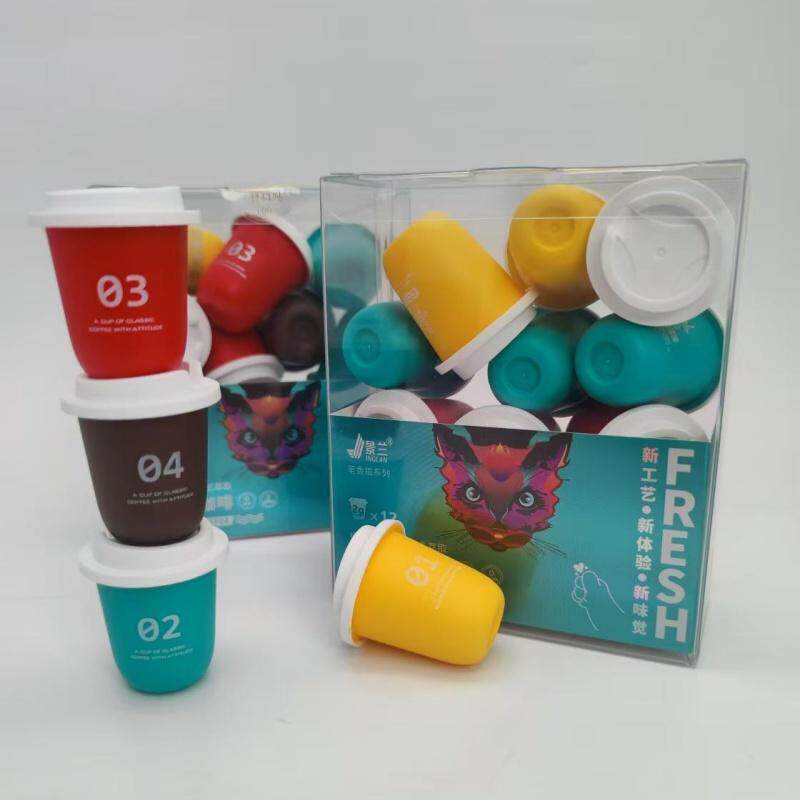 冷萃浓缩冻干速溶0脂肪无蔗糖添加美式拿铁胶囊黑咖啡粉