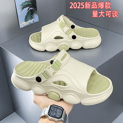 2025新款夏季男士拖鞋出门外穿凉鞋防滑耐磨不臭脚高级感男厚底夏