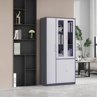 科飞亚文件柜钢制带锁铁皮资料柜更衣柜办公室财务保密档案柜矮柜