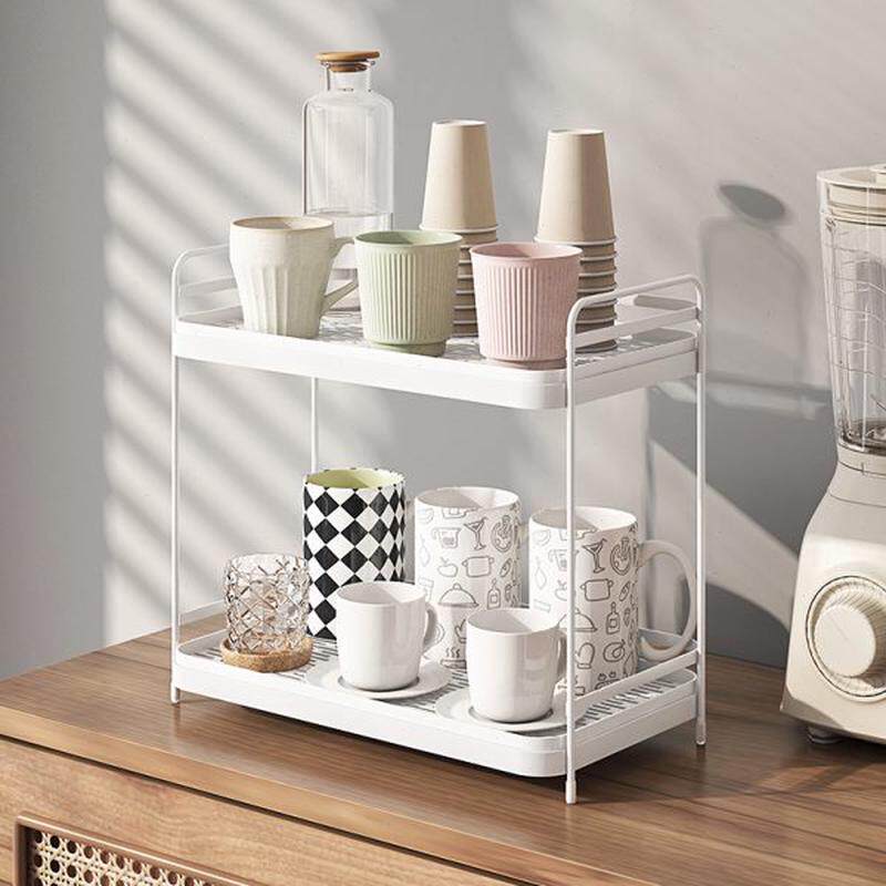 杯架子置物架用咖啡杯托盘放晾双层沥水架放水杯收纳玻璃茶杯