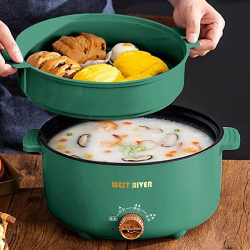 德国全自动一体炒菜锅多功能煎炒蒸煮不粘料理锅家用煮饭锅电蒸锅