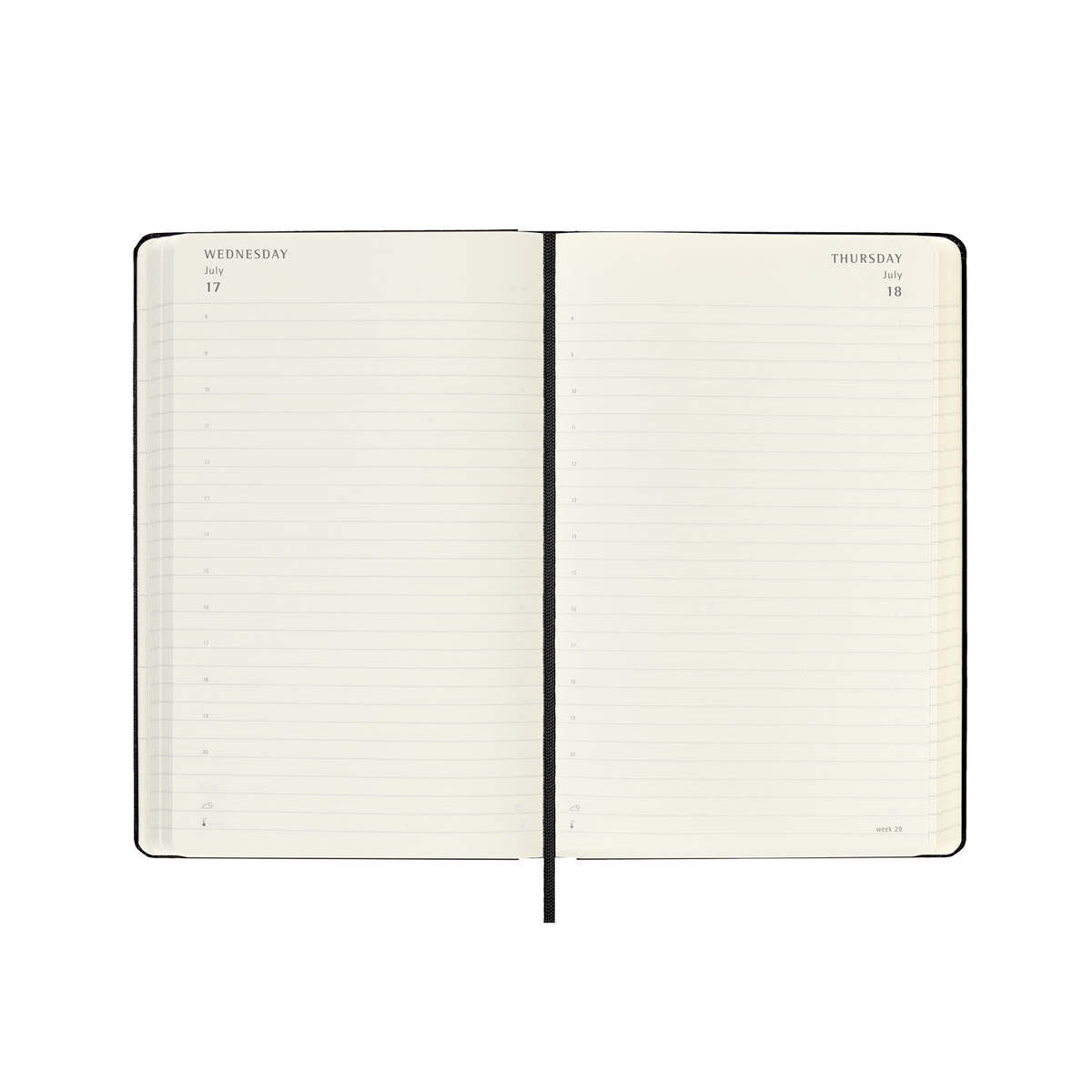 Moleskine2024-25年Daily Diary18个月日记本日程本计划手账礼物