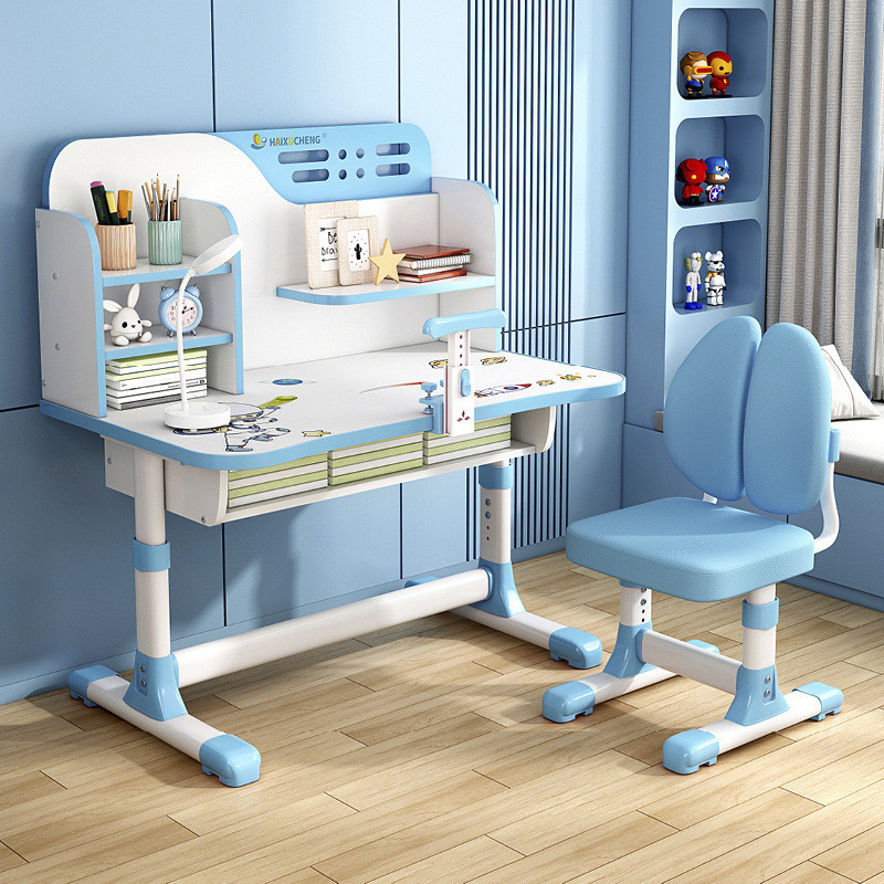 中小学生书桌儿童课桌椅套装幼儿学习桌可升降凳作业桌写字桌卧室