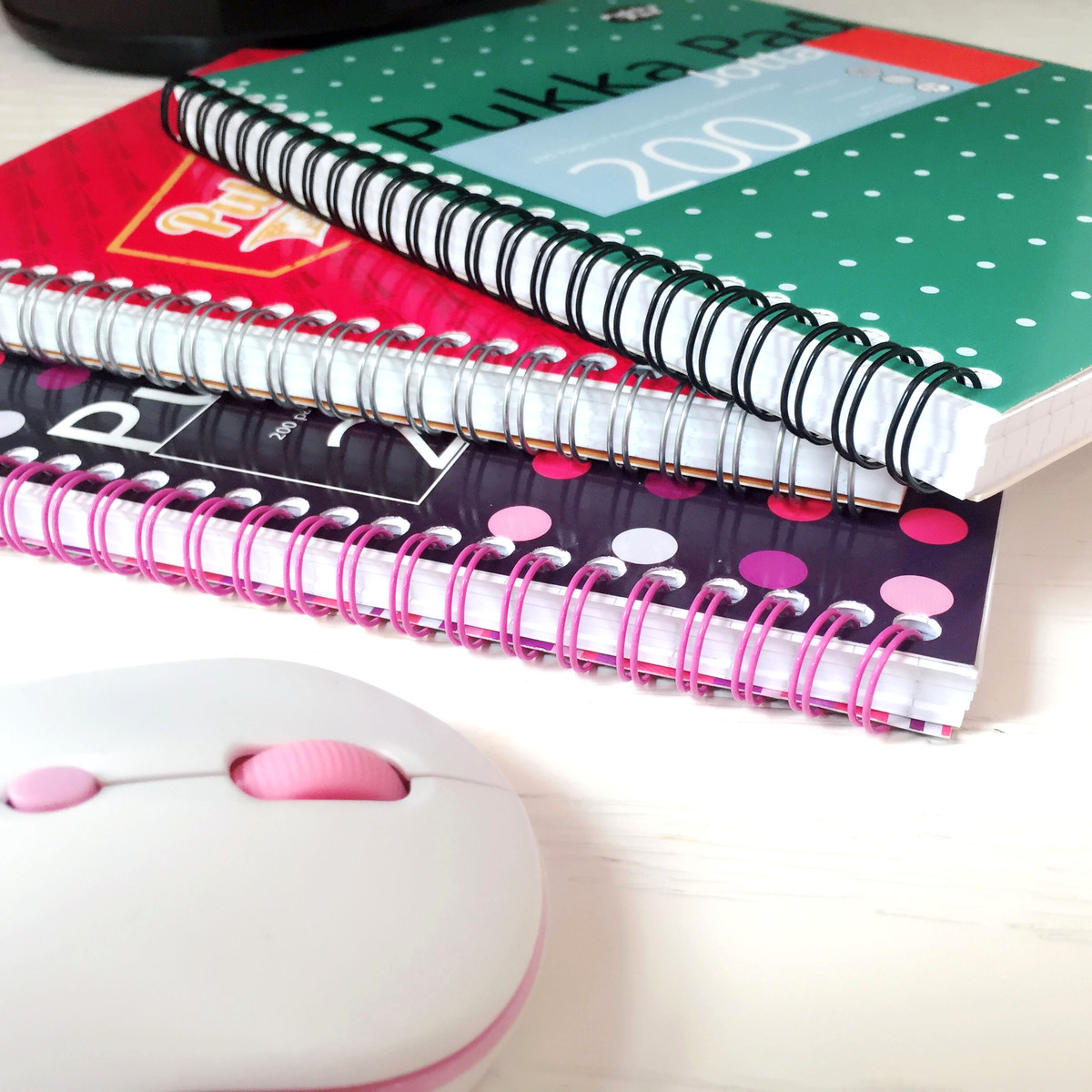 Pukka pad 网格本活页方格本女大学生简约少女心线圈A4笔记本加厚
