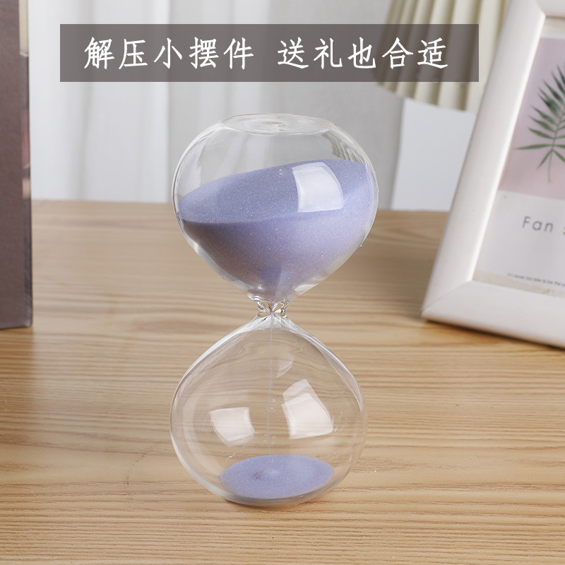 简约桌面装饰摆件45/60分钟沙漏流沙瓶现代创意家居饰品新年礼物