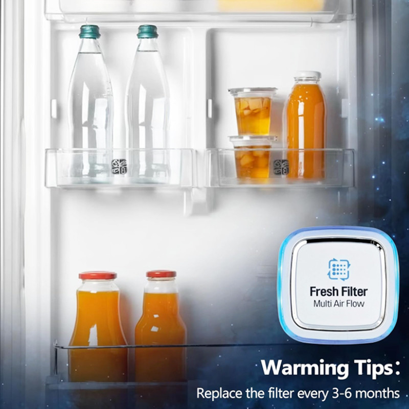 LG对开门电冰箱空气过滤净化器配件除臭活性炭网滤芯除异味0304