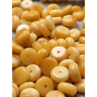 纯原矿无优化缅黄精品直切隔片，蛋黄料盘完变色玉化料子细腻油润