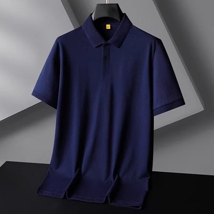 简约纯色休闲半袖 好货夏季 男大码 胖子棉质短袖 加肥加大宽松 polo衫