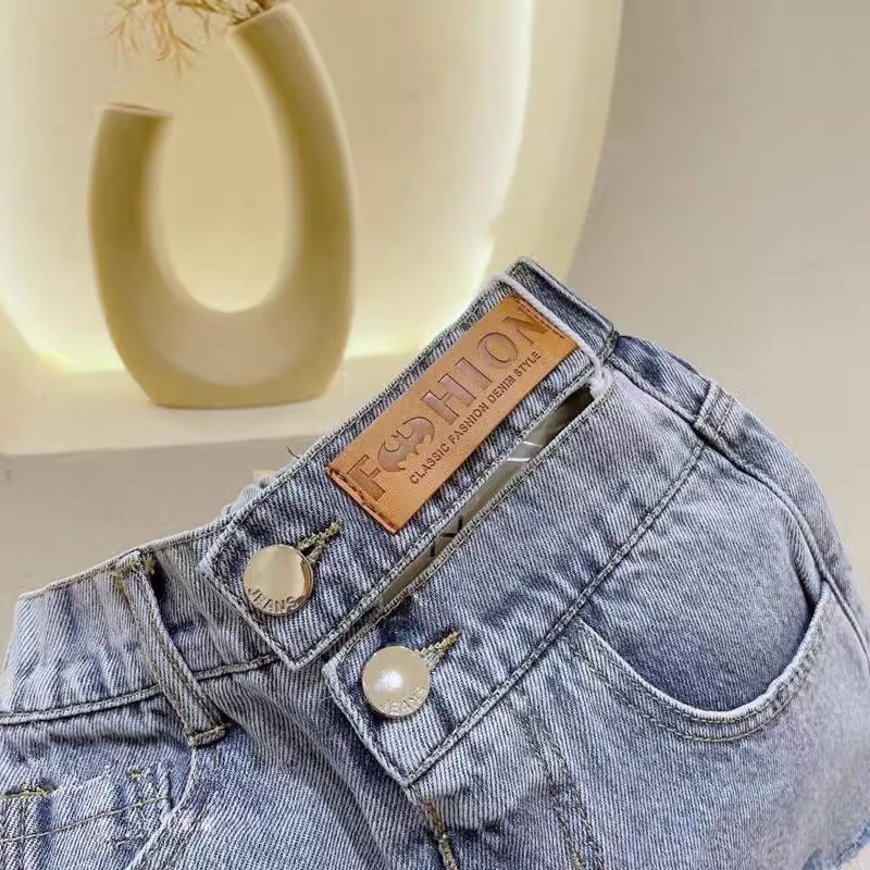 女童牛仔短裤夏季薄款儿童破洞外穿热裤女孩三分裤中小童软牛仔裤