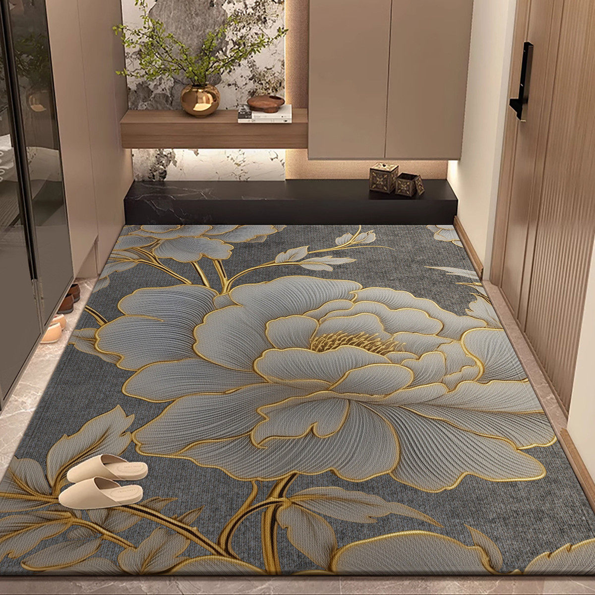 2025新款入户门地垫大门口防滑踏脚垫高级感进门垫可裁剪玄关地毯,居家布艺,入户地垫,淘宝优惠券,粉丝福利购,淘宝优惠卷
