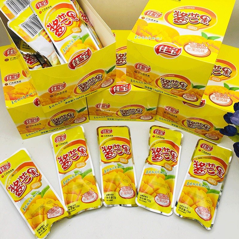 佳宝芒果干水果干原味酱芒果酸甜干吃休闲食品办公室小吃零食