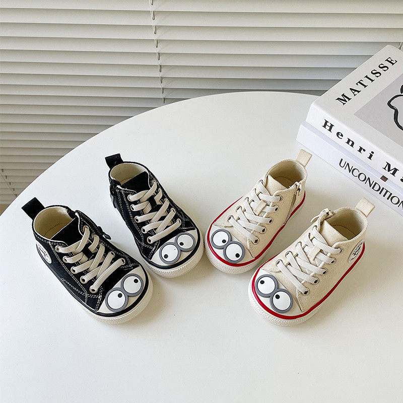 2024宝宝帆布鞋春秋高帮小童鞋软底一岁学步鞋男童板鞋球鞋潮,童鞋/婴儿鞋/亲子鞋,板鞋,淘宝优惠券,粉丝福利购,淘宝优惠卷