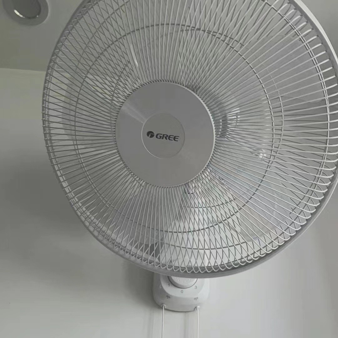 格力电风扇璧扇壁挂式电风扇摇头家用静音节能16寸壁挂工业扇大风