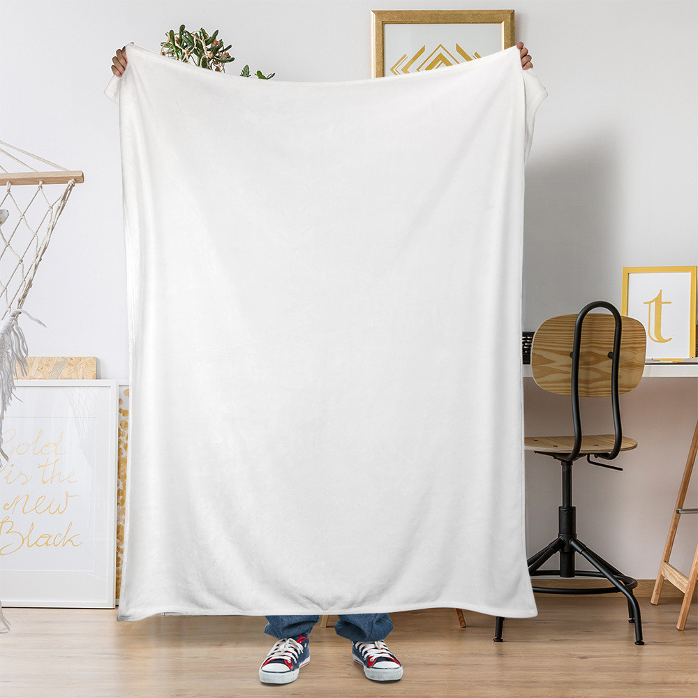 加厚伴手礼背景装饰挂毯秋冬印花毯子卡通盖毯双面法兰绒毛毯定制