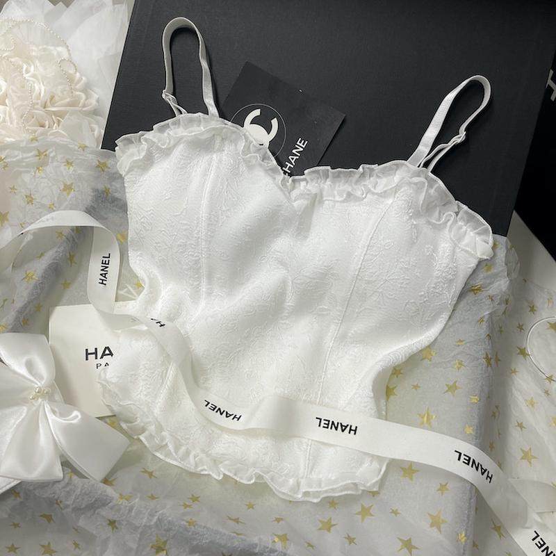 木耳蕾丝花边女内搭打底外穿带胸垫纯欲奶甜辣妹抹胸,女装/女士精品,大码内搭,淘宝优惠券,粉丝福利购,淘宝优惠卷