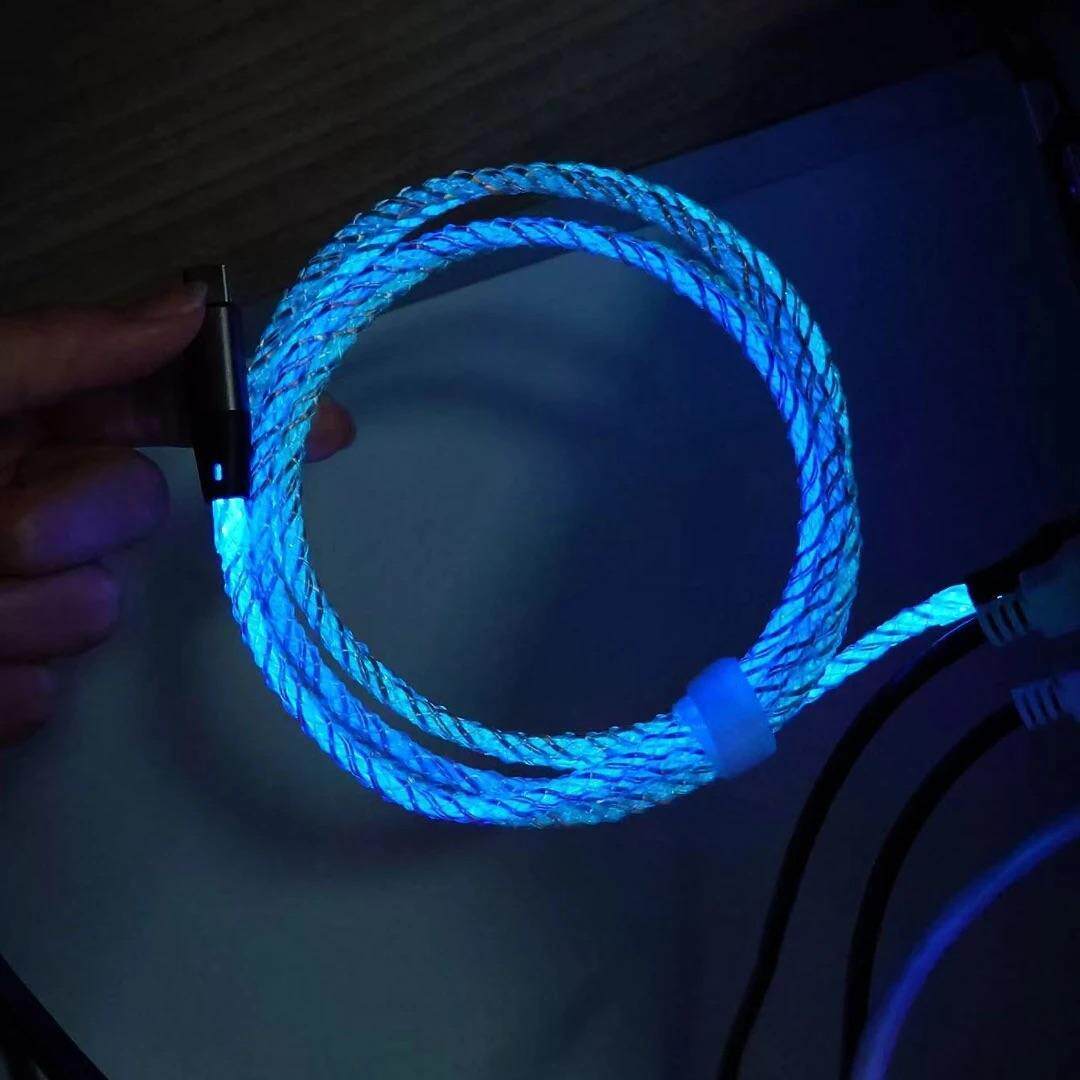 Everglide能跑满8K的RGB数据线 【1.5m】【1m】（TypeC)七色流光