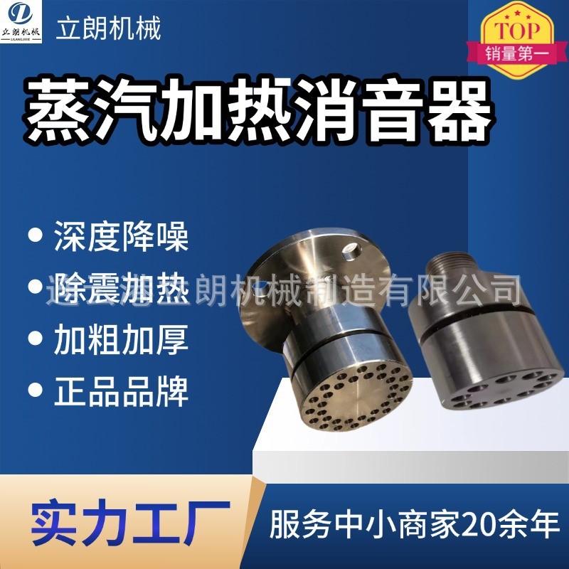 立朗蒸汽喷射消音器热水箱浴池用浸没式汽水混合加热消声器