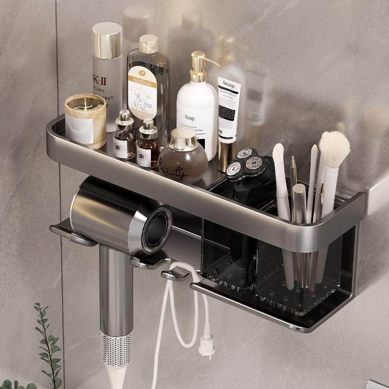 吹风机置物架卫生间免打孔收纳电吹风挂架吹风筒支架浴室壁挂架子,家庭/个人清洁工具,吹风机置物架,淘宝优惠券,粉丝福利购,淘宝优惠卷
