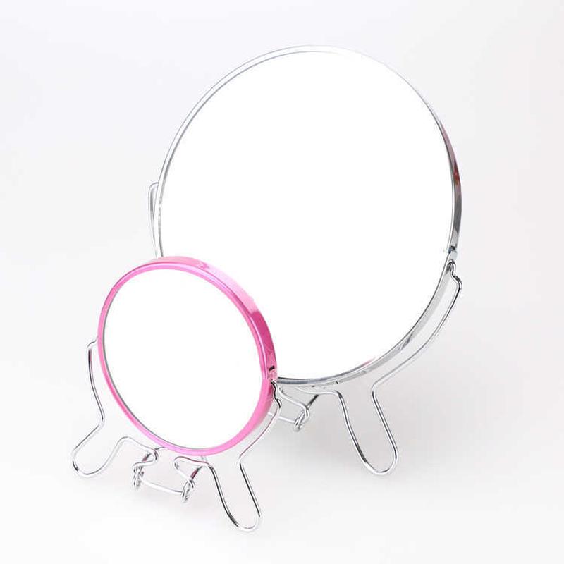 【行业热销】放大化妆镜老式中式化妆镜大号双面铁边框宿舍台式化