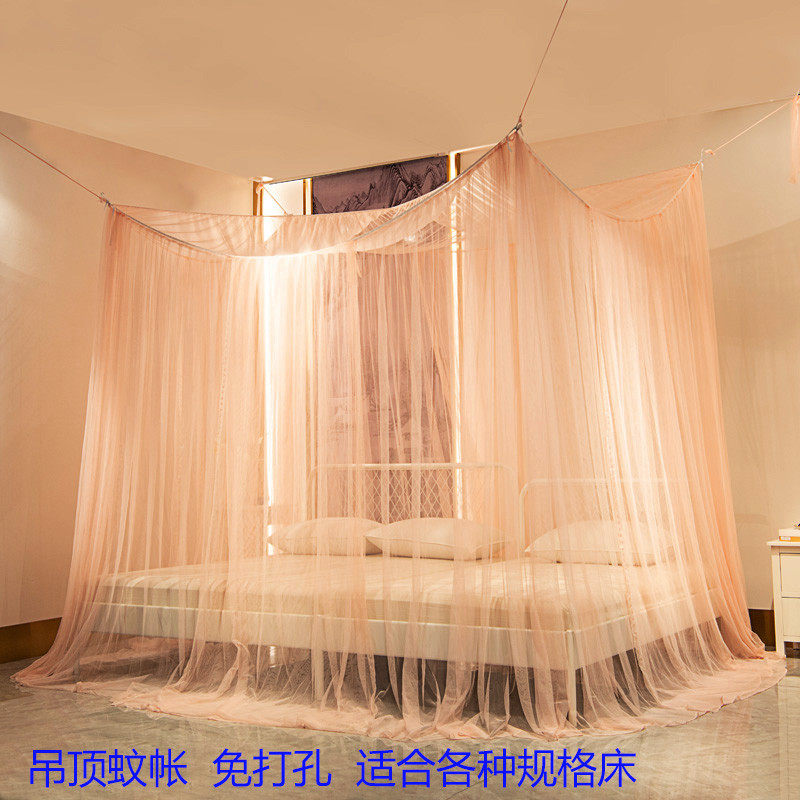 定制老式家用加大拼接床子母床皮床榻榻米圆床吊顶蚊帐无支架定做,床上用品,蚊帐,淘宝优惠券,粉丝福利购,淘宝优惠卷