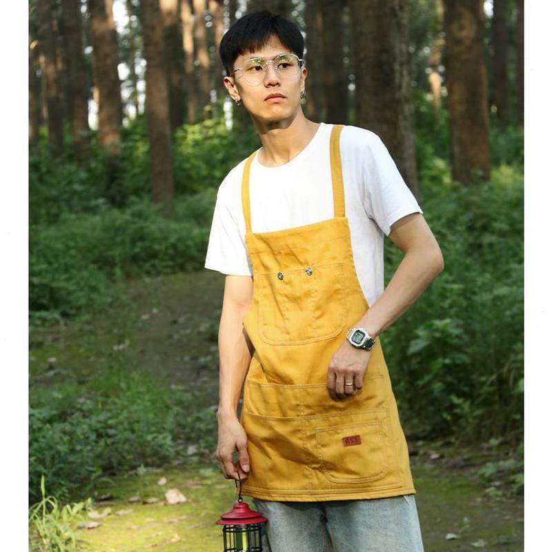 牛仔烘焙师店店咖啡工作服男女日式理发印字围裙家用厨房定制logo,家庭/个人清洁工具,围裙,淘宝优惠券,粉丝福利购,淘宝优惠卷