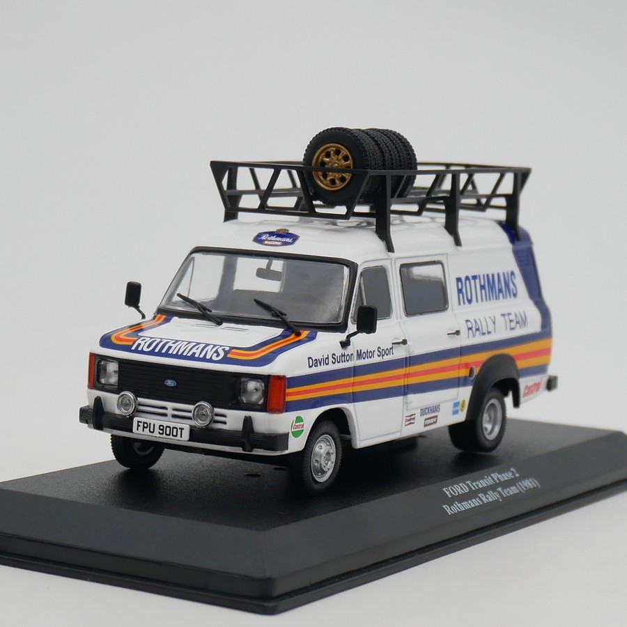 ixo 1:43 Ford Transit福特全顺英国烟草拉力赛车队保障车模型