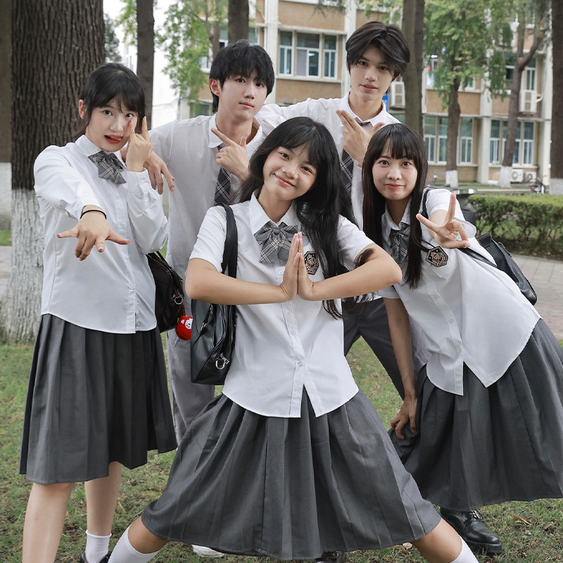 高货速发学院风初中生高中学生合唱朗诵演出服校服套装毕业班服秋