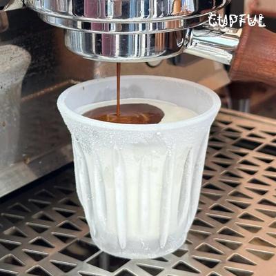 dirty杯200ml 可冷冻玻璃杯咖啡杯拿铁杯澳白杯意式浓缩杯冰美式
