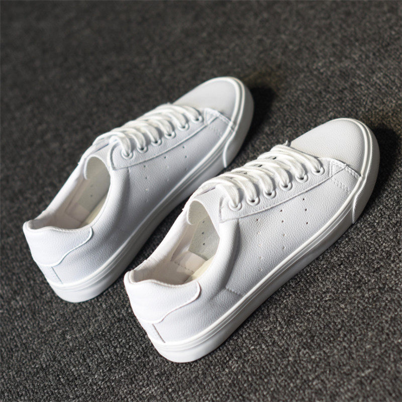 棒球小白鞋女百搭白色皮面帆布鞋女2024新款韩版透气平底学生板鞋,女鞋,帆布鞋,淘宝优惠券,粉丝福利购,淘宝优惠卷