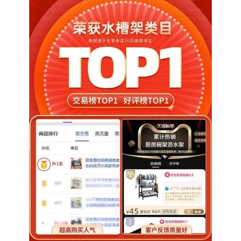 碗碟收纳架台面多功能盘碗筷置物架盒家用放碗厨房碗架沥水架碗柜,厨房/烹饪用具,碗架,淘宝优惠券,粉丝福利购,淘宝优惠卷