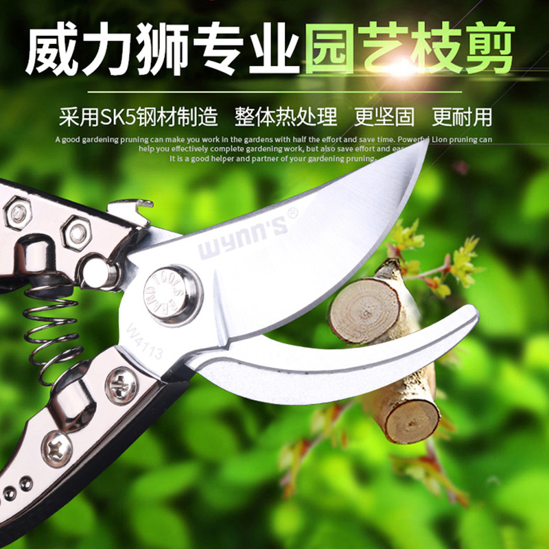 威力狮果树修枝剪园林树枝剪刀园艺剪专用工具省力花剪修剪子神器