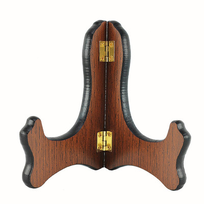 瓷盆架玉器架展示架子木头底座支架木雕工艺品摆件 圆形实木托架