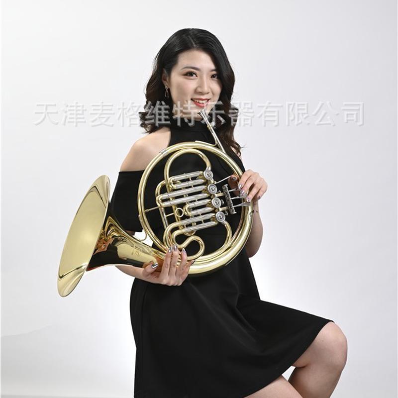 MARGEWATE麦格维特降B调单排圆号法式连体圆号乐器乐队演奏