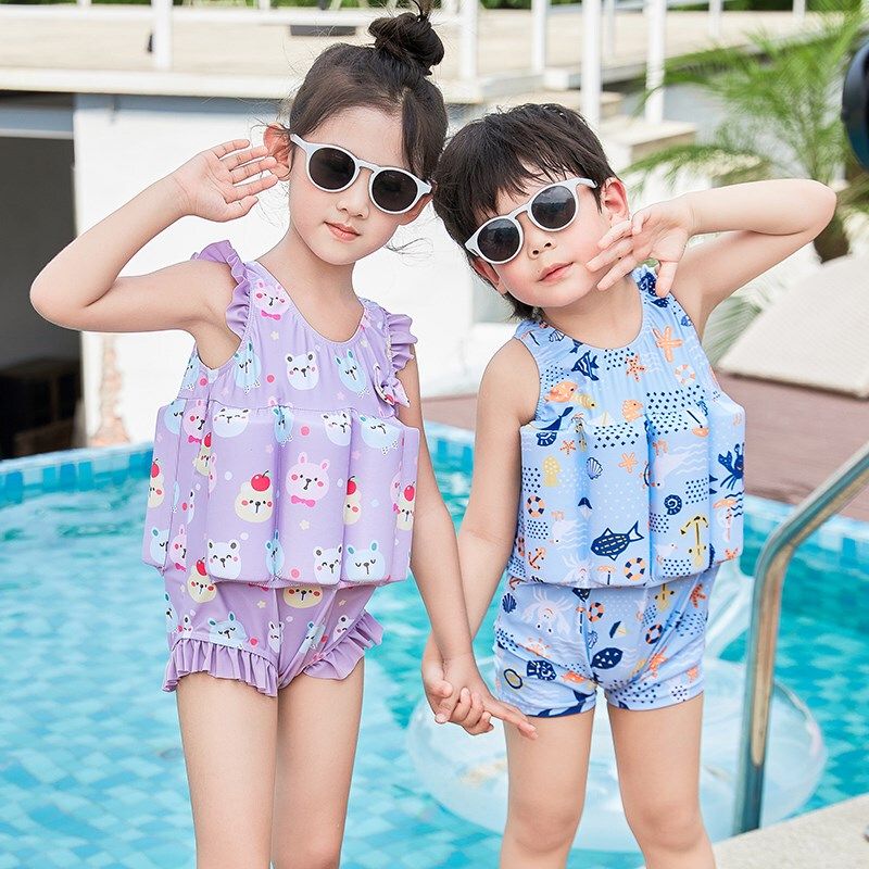 儿童浮力泳衣夏季宝宝连体游泳衣2-3岁中小童 速干女男童泳装,运动/瑜伽/健身/球迷用品,儿童泳衣/裤,淘宝优惠券,粉丝福利购,淘宝优惠卷