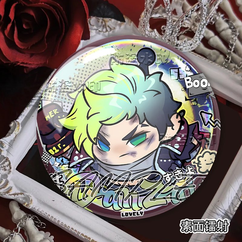 蛋仔逃出惊魂夜新人物黑拳·瓦格纳水鬼·伊文精美银葱吧唧谷派对