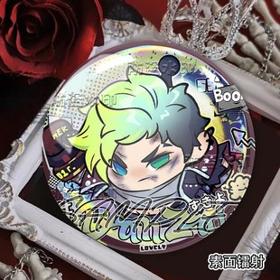 蛋仔逃出惊魂夜新人物黑拳·瓦格纳水鬼·伊文精美银葱吧唧谷派对