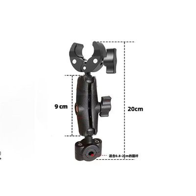盯盯拍摩托车记录仪支架mini3pro通用后视镜圆杆安装铝合金支架