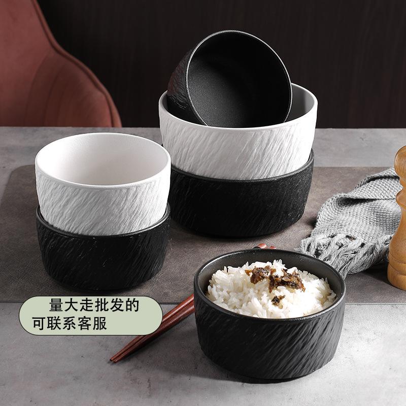 特大号陶瓷碗大容量超大创意岩石纹陶瓷碗高颜值米饭碗汤碗面碗大